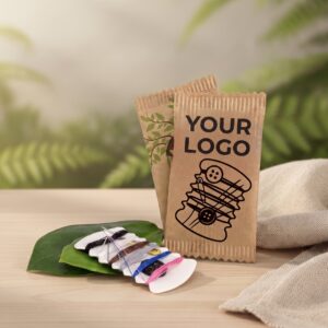 Branded hotel mini sewing kit